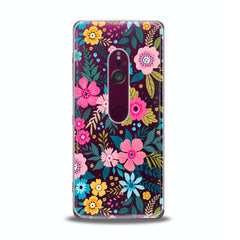 Lex Altern TPU Silicone Sony Xperia Case Graphical Colored Flowers