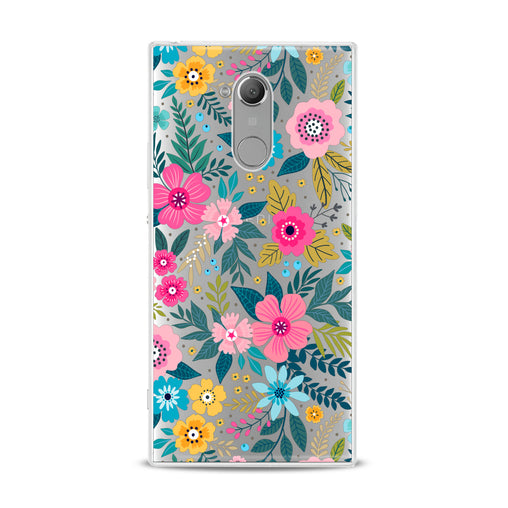 Lex Altern Graphical Colored Flowers Sony Xperia Case