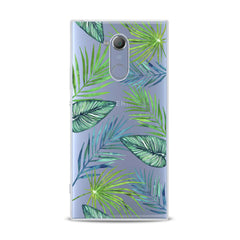 Lex Altern TPU Silicone Sony Xperia Case Tropical Leaves Print