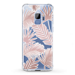 Lex Altern TPU Silicone Samsung Galaxy Case Pink Leaves