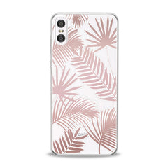 Lex Altern TPU Silicone Motorola Case Pink Leaves