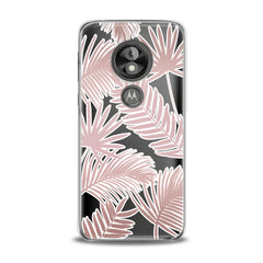 Lex Altern Pink Leaves Motorola Case