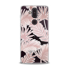 Lex Altern TPU Silicone Nokia Case Pink Leaves