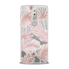 Lex Altern TPU Silicone Nokia Case Pink Leaves