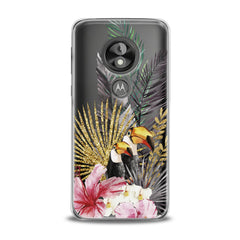 Lex Altern TPU Silicone Motorola Case Tropical Birds Theme