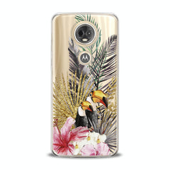 Lex Altern TPU Silicone Motorola Case Tropical Birds Theme