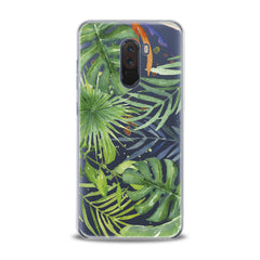 Lex Altern TPU Silicone Xiaomi Redmi Mi Case Green Monstera Pattern