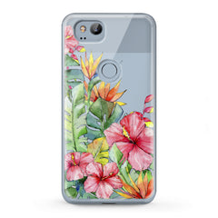 Lex Altern TPU Silicone Google Pixel Case Tropical Flowers