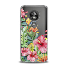 Lex Altern TPU Silicone Motorola Case Tropical Flowers