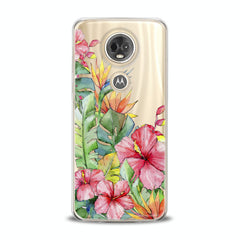 Lex Altern TPU Silicone Motorola Case Tropical Flowers