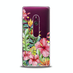 Lex Altern TPU Silicone Sony Xperia Case Tropical Flowers