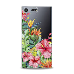 Lex Altern TPU Silicone Sony Xperia Case Tropical Flowers