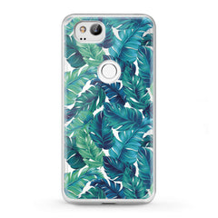 Lex Altern Google Pixel Case Green Monstera Theme