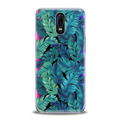 Lex Altern TPU Silicone Oppo Case Green Monstera Theme