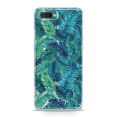 Lex Altern TPU Silicone Oppo Case Green Monstera Theme