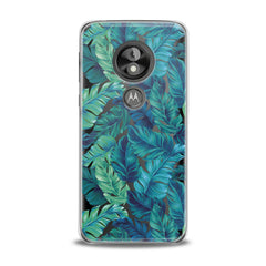 Lex Altern TPU Silicone Motorola Case Green Monstera Theme