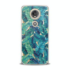 Lex Altern TPU Silicone Motorola Case Green Monstera Theme