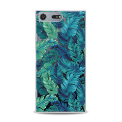 Lex Altern TPU Silicone Sony Xperia Case Green Monstera Theme