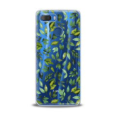 Lex Altern TPU Silicone Lenovo Case Simple Green Leaves