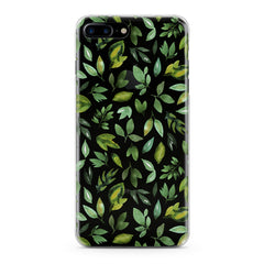 Lex Altern TPU Silicone Phone Case Simple Green Leaves