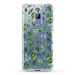 Lex Altern TPU Silicone Samsung Galaxy Case Simple Green Leaves