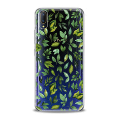 Lex Altern TPU Silicone VIVO Case Simple Green Leaves