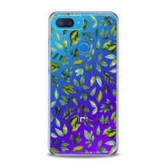 Lex Altern TPU Silicone Xiaomi Redmi Mi Case Simple Green Leaves