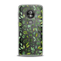 Lex Altern TPU Silicone Phone Case Simple Green Leaves