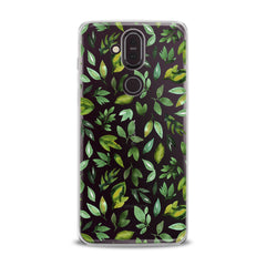 Lex Altern TPU Silicone Nokia Case Simple Green Leaves