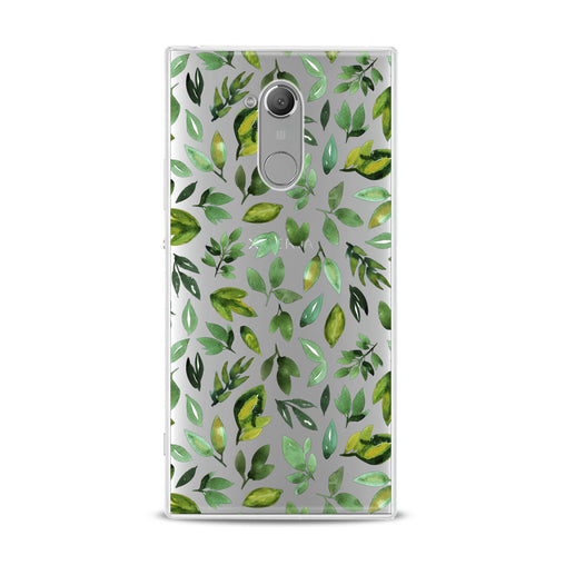 Lex Altern Simple Green Leaves Sony Xperia Case