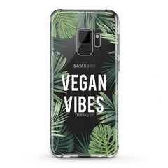 Lex Altern TPU Silicone Samsung Galaxy Case Quote Leaves Pattern