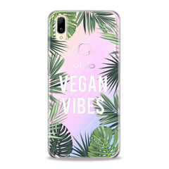 Lex Altern TPU Silicone VIVO Case Quote Leaves Pattern