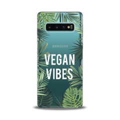 Lex Altern Quote Leaves Pattern Samsung Galaxy Case