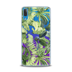 Lex Altern TPU Silicone Lenovo Case Abstract Green Leaves