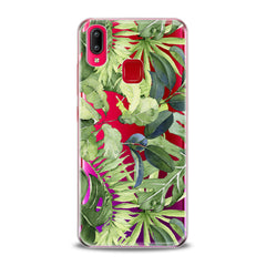 Lex Altern TPU Silicone VIVO Case Abstract Green Leaves