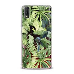 Lex Altern TPU Silicone VIVO Case Abstract Green Leaves