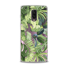 Lex Altern TPU Silicone OnePlus Case Abstract Green Leaves