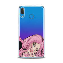 Lex Altern TPU Silicone Lenovo Case Pink Hairstyle