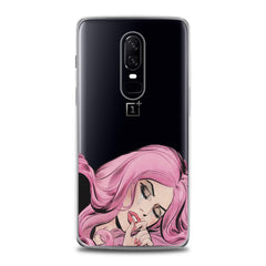 Lex Altern TPU Silicone OnePlus Case Pink Hairstyle