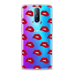 Lex Altern TPU Silicone Oppo Case Red Lips Theme