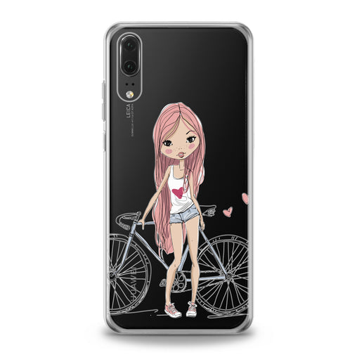 Lex Altern Cute Girl Theme Huawei Honor Case