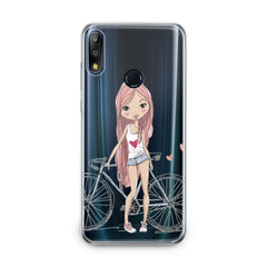 Lex Altern TPU Silicone Asus Zenfone Case Cute Girl Theme