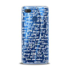 Lex Altern TPU Silicone Lenovo Case White Quotes Theme