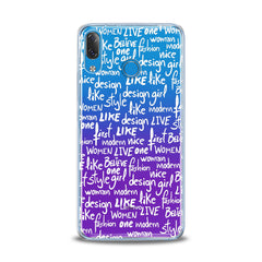 Lex Altern TPU Silicone Lenovo Case White Quotes Theme