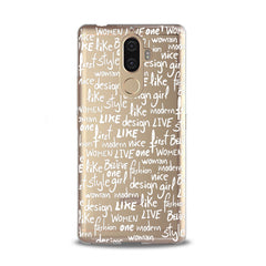 Lex Altern TPU Silicone Lenovo Case White Quotes Theme