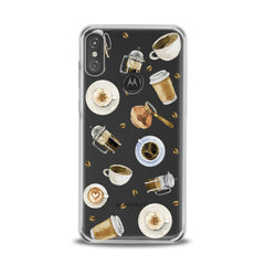 Lex Altern TPU Silicone Motorola Case Cappuccino Print