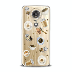 Lex Altern TPU Silicone Motorola Case Cappuccino Print