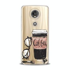 Lex Altern TPU Silicone Motorola Case Morning Coffe