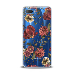 Lex Altern TPU Silicone Lenovo Case Painted Red Flowers