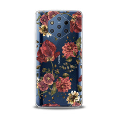 Lex Altern TPU Silicone Nokia Case Painted Red Flowers